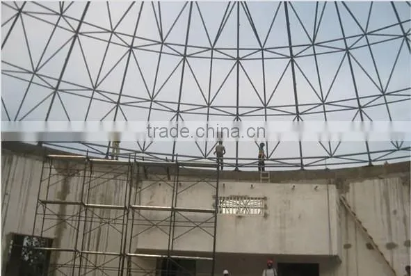 Free design prefabricated space frame function hall