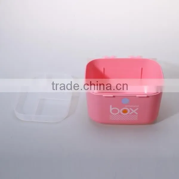 PP rectangle 2layer plastic storage containers with lid
