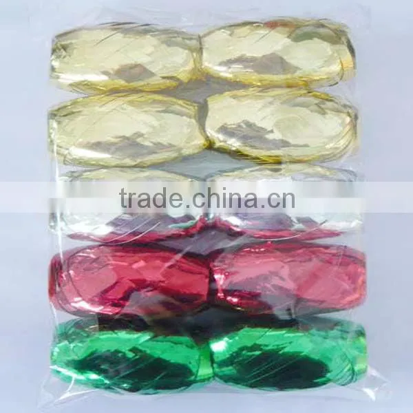 Hot Sale Various Holiday Gift Wrapping Materials Curling Ribbon Egg and Star Bow