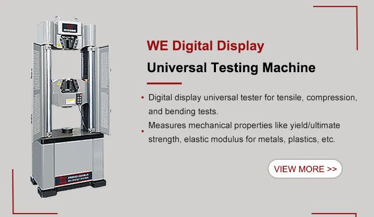 HST Hydraulic Universal Testing Machine 220V with 1 Year Warranty for Tensile and Compressive Strength