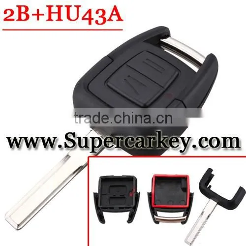 Remote Key Shell fit for OPEL VAUXHALL Vectra Zafira Omega Astra Replace 2 BTN