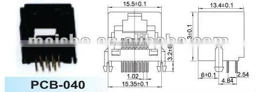 Multipurpose pcb relay socket with 3 position