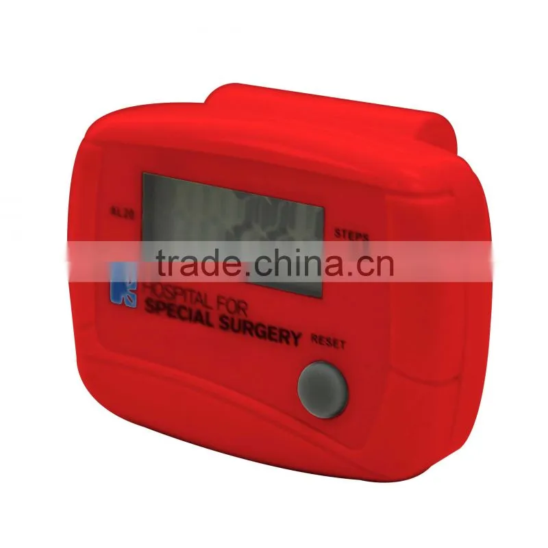 MB58D_RD Red Colorful Gift plastic ABS Case LCD display cheap pedometers for kids