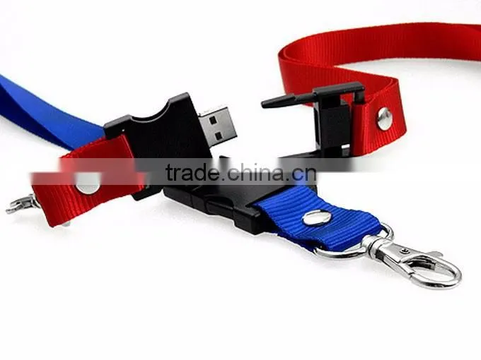 Available Colors Imprinting Lanyard Thumb Drive Usb