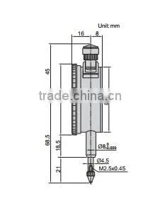 INSIZE 2329-10 Electronic Digital Dial Indicator With Lifting Lever