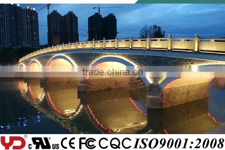 IP68 V-0 high powrer bridge LED wall washer with patented CE UL certification