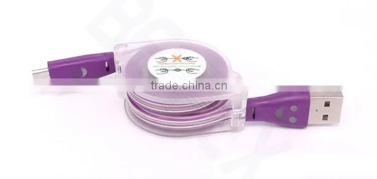 6ft 5 Pin Micro LED Light USB Charging Cable