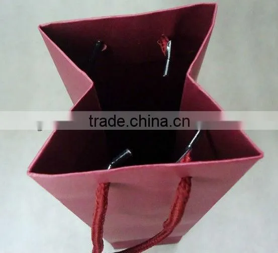 no printing one bottle paper wine bag