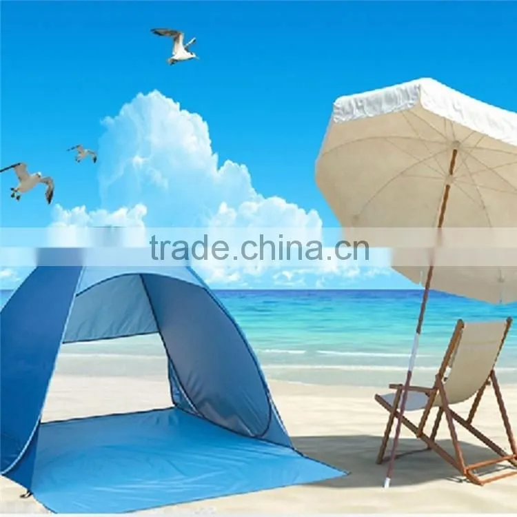 Camping Outdoor Tent Shelter Automatic Beach Anti-UV Fishing Ultra Light Umbrella Pop Up Tent