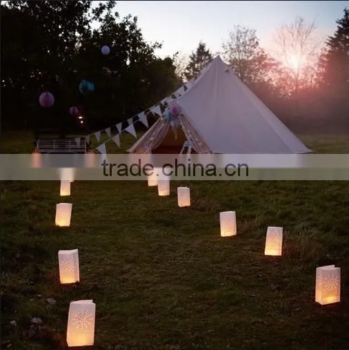 Tea light Holder Luminaria Paper Lantern Candle Bag For Christmas Party Wedding Decoration Products