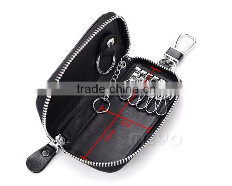 High quality genuine leather smart key case for key holder