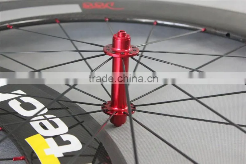 88mm clincher road bike wheels ,carbon road bike wheels ICAN painting logo