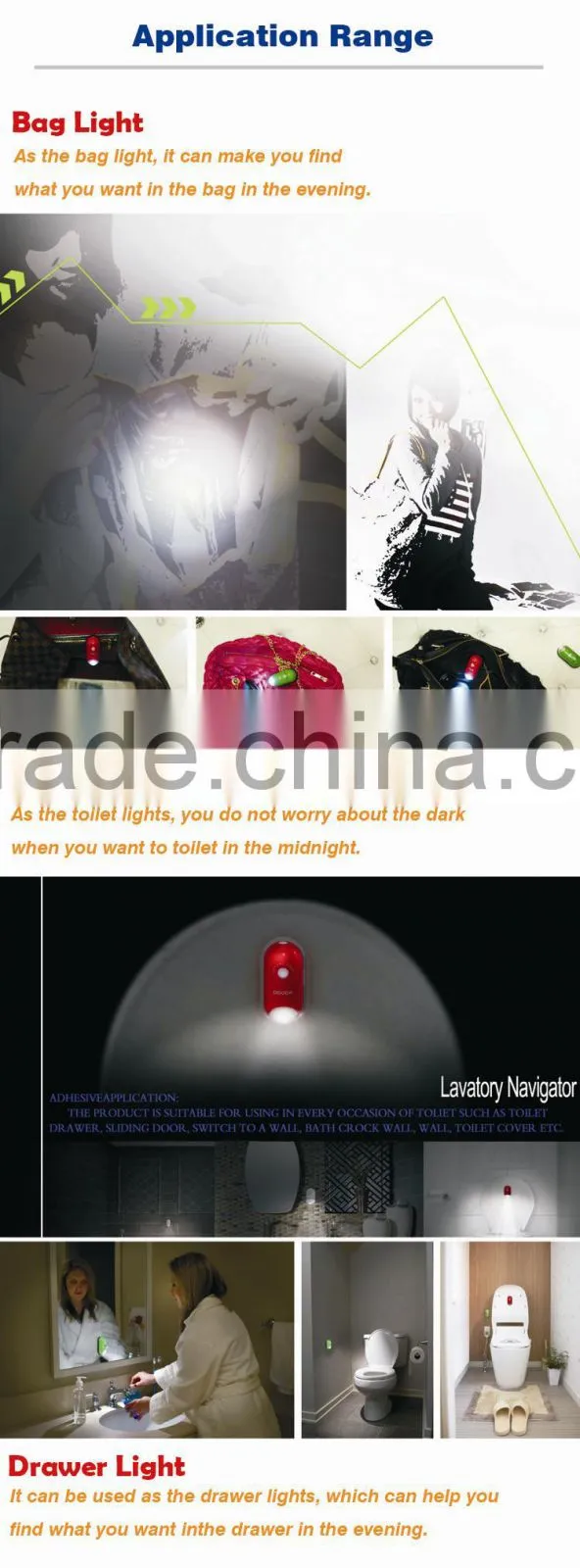 (130387) Hot Selling Mini Led Motion Sensor Ceiling Light