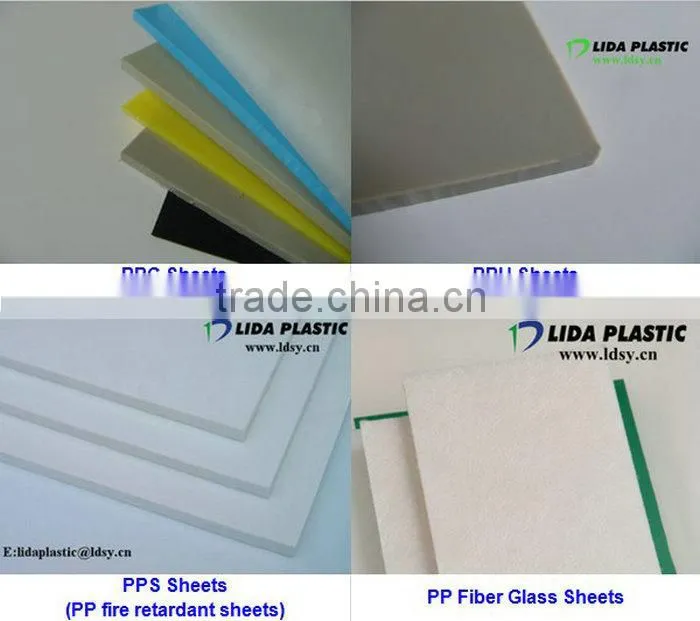 Different Size Colored Plastic PP Thermoforming Sheet for Advertisement