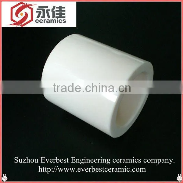 Precision polished zirconia ceramic bushing sleeves
