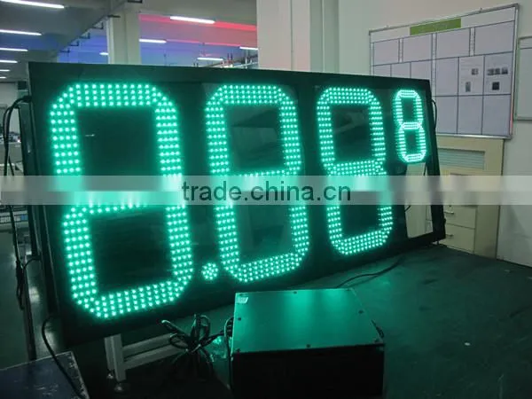 Large size!! 24inch 7 segment led petrol digital station display with high quaity