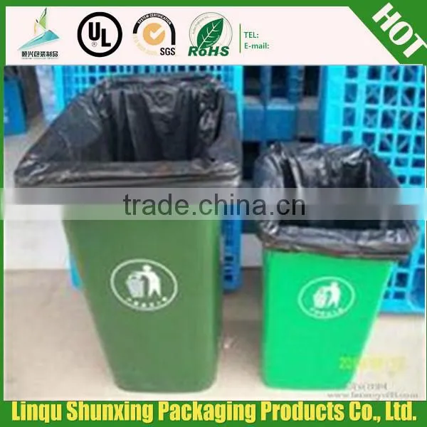 drawstring garbage bag, Qingdao plastic bags on roll