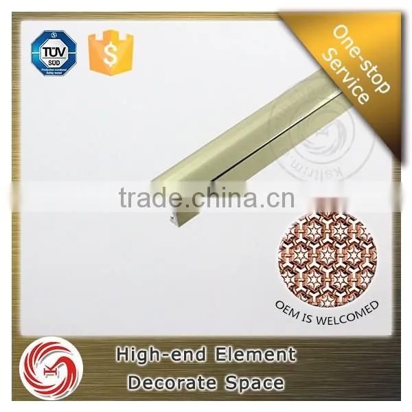 Professional manufacturer gold aluminum listello tile trim with good quality