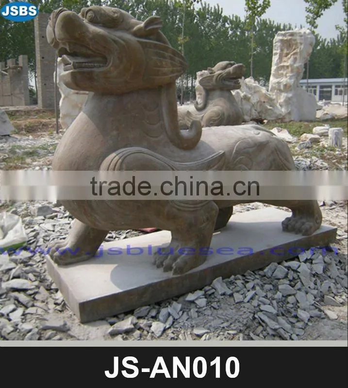 Marble elephant carving