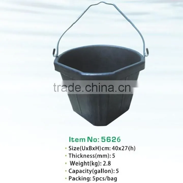 square rubber bucket/rubber container