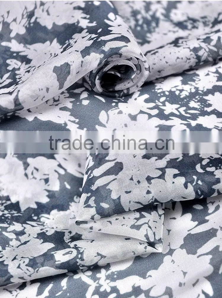 digital printing silk custom printed chiffon fabric
