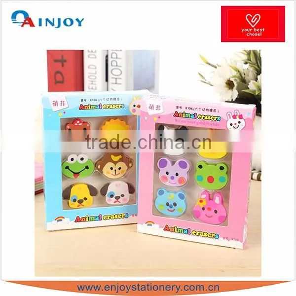 Colorful Animal shape eraser