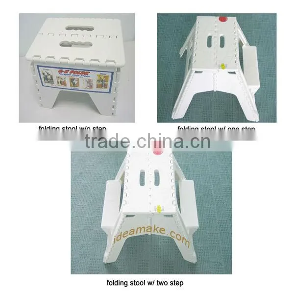 SGS safety approval Foldable Step Stool ,Ez Folding Step Stool with one step