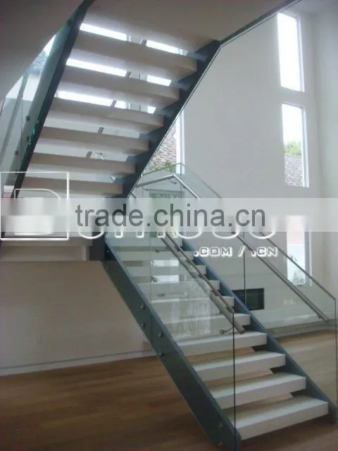 prefabricated cottage contemporary steel wood stairs