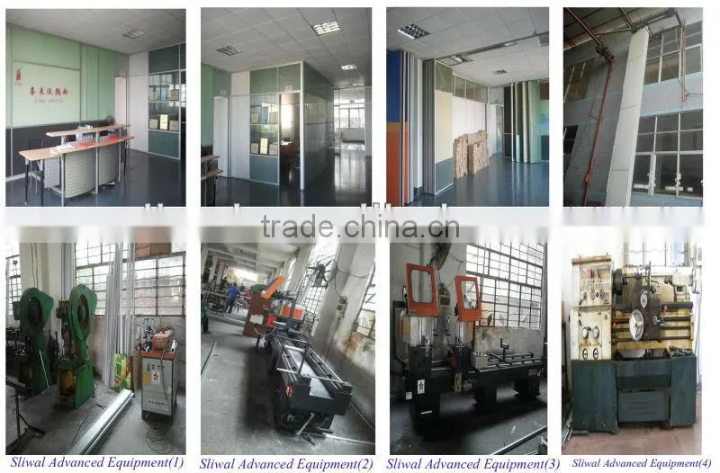 china manufacturer aluminium high quality partition wall sliding door for Multi-functional Hall