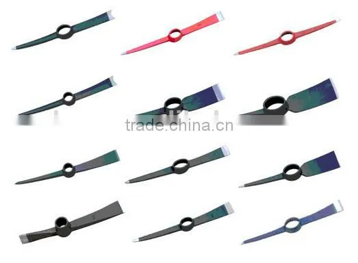 Wood Handle Metal Shovle and Pick Axe