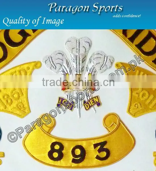 Handmade Bullion Wire & thread blazer badge