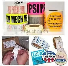 Waterproof shampoo bottle adhesive sticker roll bottle label sticker Nose & Mouth Roll Stickers