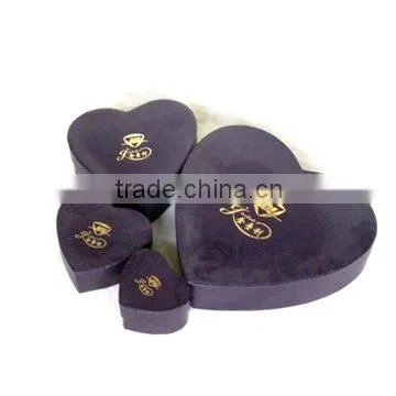 wooden suede chair ring boxes