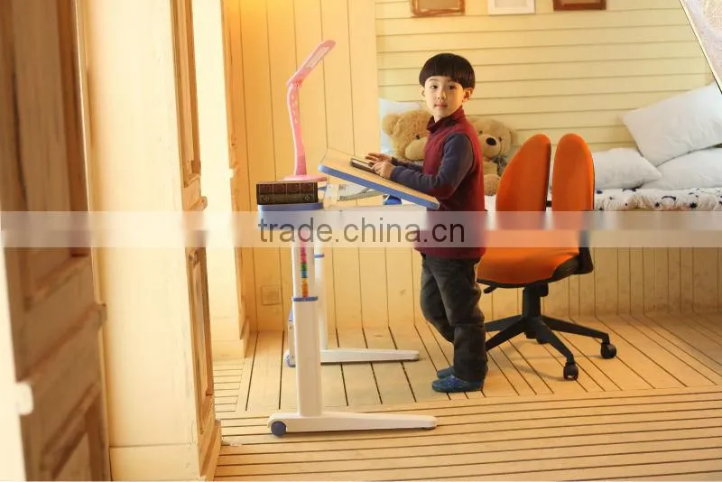 Height adjustable children kids study desk