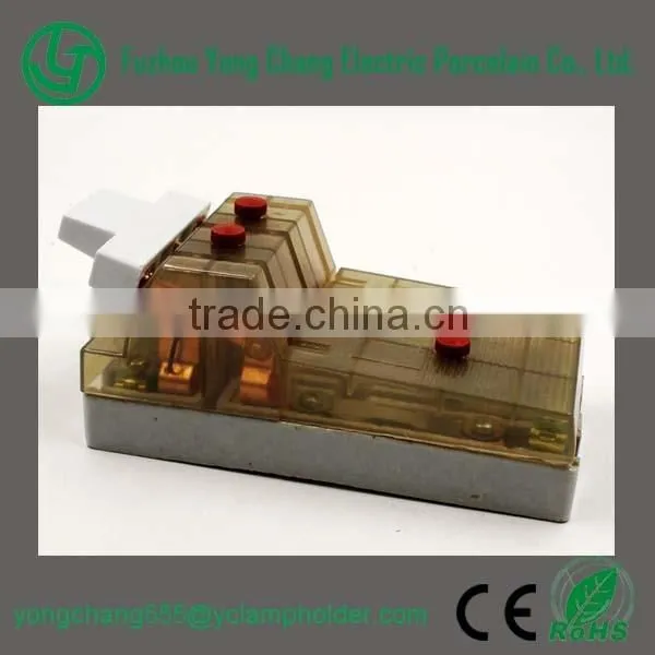 plastic cover single throw ceramic knife switch 60amp