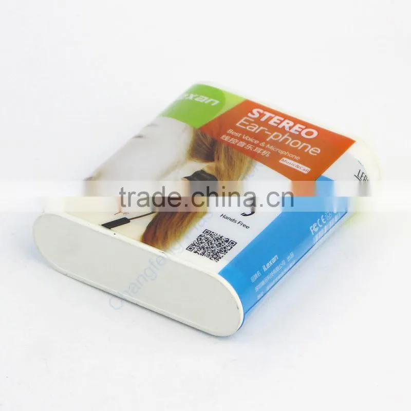 Cheap small plastic cylinder box for ear phone