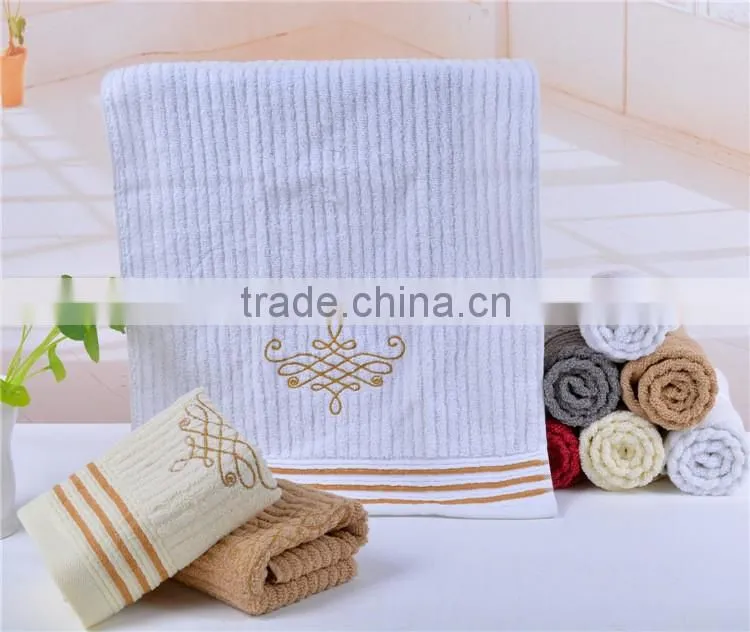 Southeast asia High grade 100% cotton jacquard terry grey tea towels with embroidery