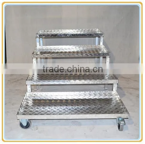 metal flower display racks, khockdown display racks