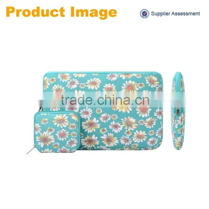 latest design canvas 13.3 inch custom laptop sleeve for lady