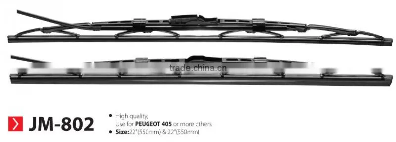 JM-802 Universal Clearview Automotive Wiper Blade for Peugeot 405
