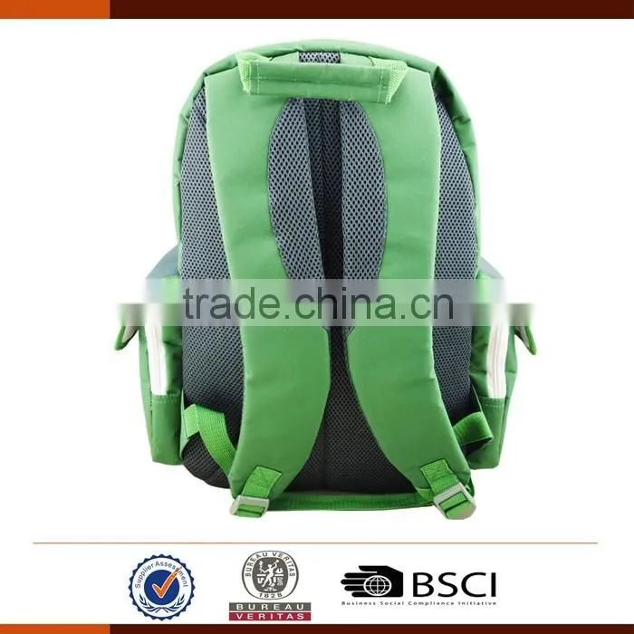 Stylish 600D Student School Bag With Laptop Compartment