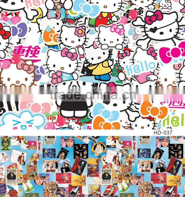 HD-041 CARLIKE Air Bubble Free Decorative Car Vinyl Hello Kitty Bomb Sticker