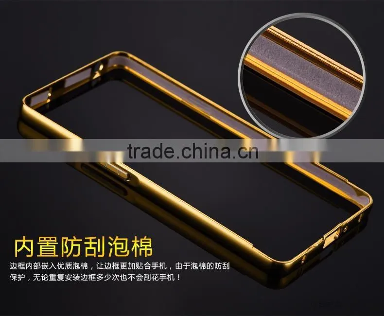 Most Papular Metal Mirror Back Bumper Phone Case Cover For OPPO R7 Plus