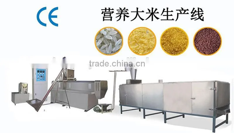 Supply purple potato rice production line /nutritional rice extuder machine