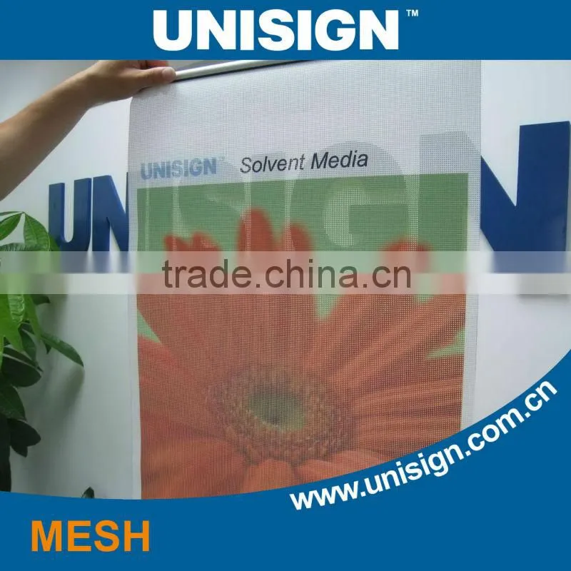 Unisign Good Quality Roll Eco-solvent Outdoor pvc mesh fabric