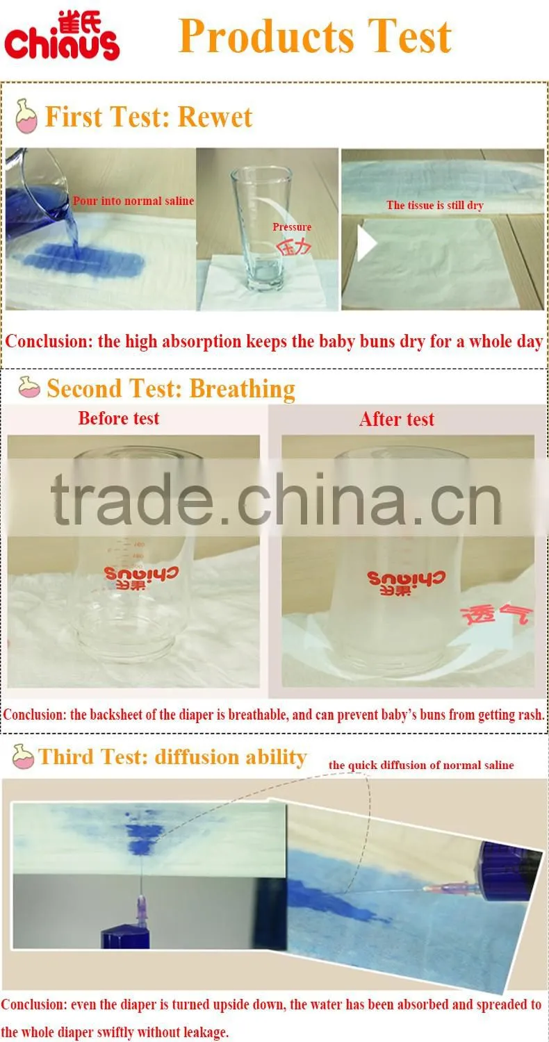 Soft and thin baby diaper disposable China wholesale market