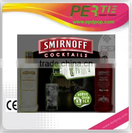 acrylic sheet scrap advertising player advertising display stand -pop standee or billboard new led