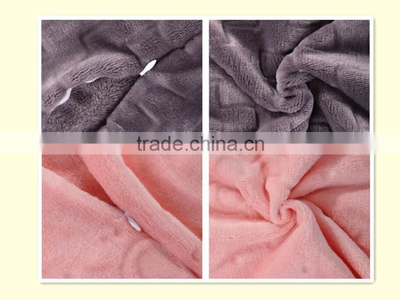 100% polyester coral fleece pillow case