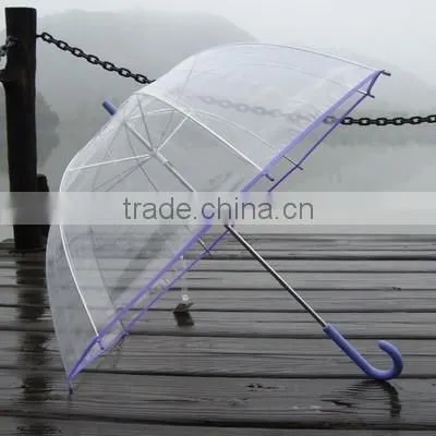 manual open summer transparent umbrella