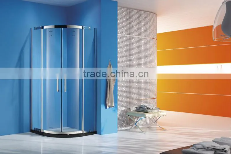 90*90 100*100 framed sliding glass arc shower screens